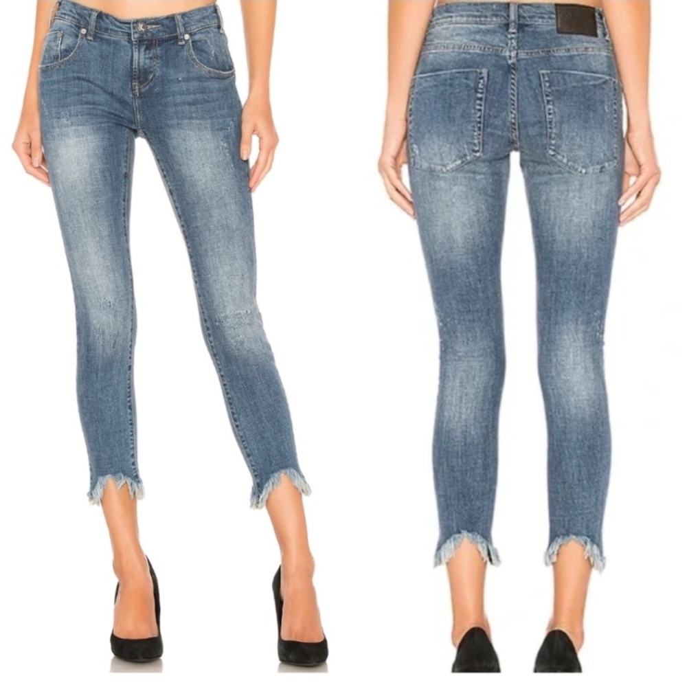One Teaspoon Freebirds II Low Waisted Stretch Fitted Jeans